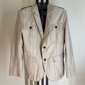 Boss Orange Tan Utility Blazer Jacket Men’s 44R / EU 54 | Military Style